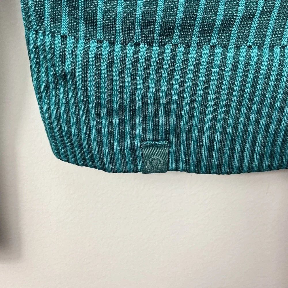Lululemon Rest Less Long Sleeve Striped Athletic Pullover Top Womens